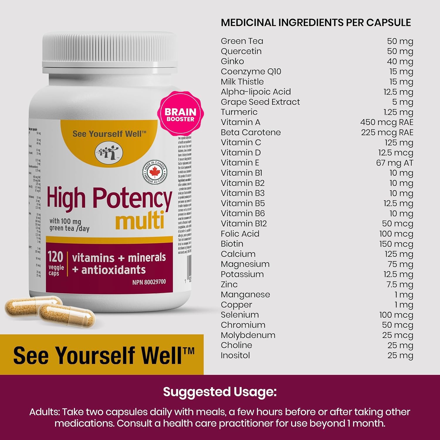 See Yourself Well High Potency Multi