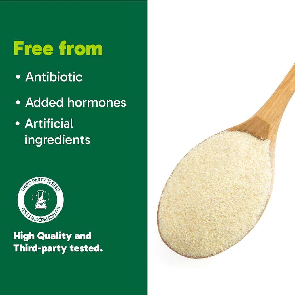 Organika Grass-Fed Bovine Gelatin Powder (250g)