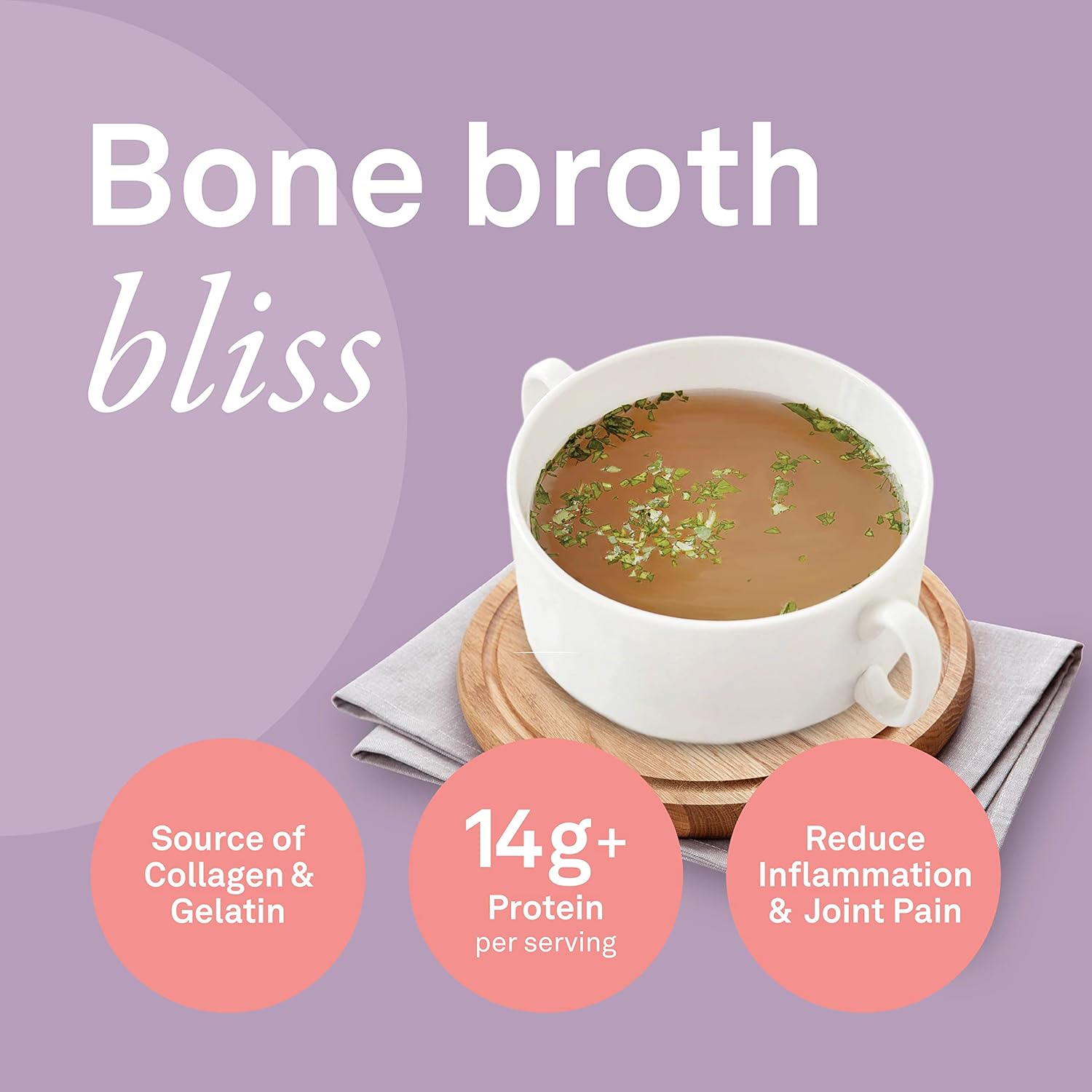 Organika Grass-fed Bone Broth Powder (300g)