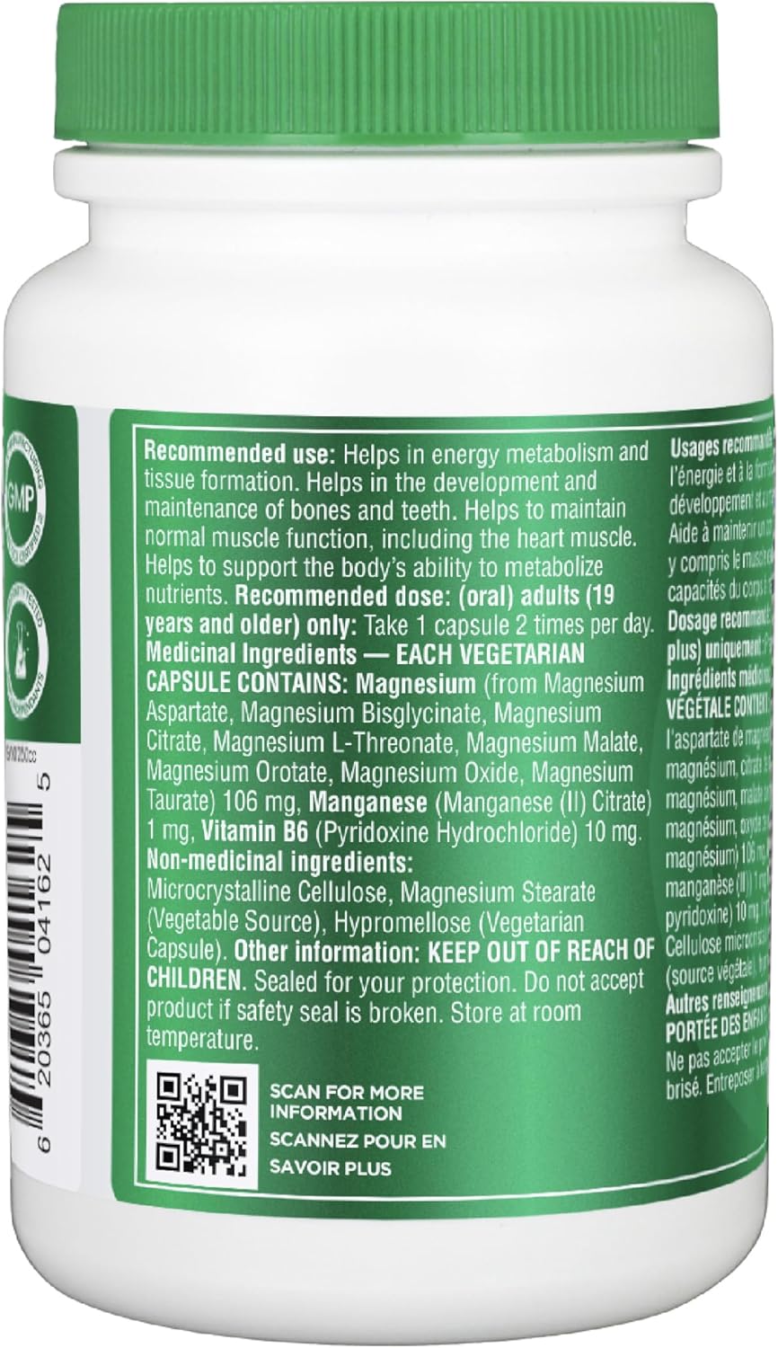 Organika 8-in-1 Magnesium (90 caps)