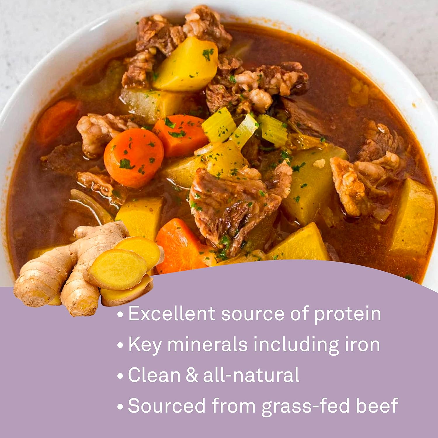 Organika Grass-fed Bone Broth Powder (300g)