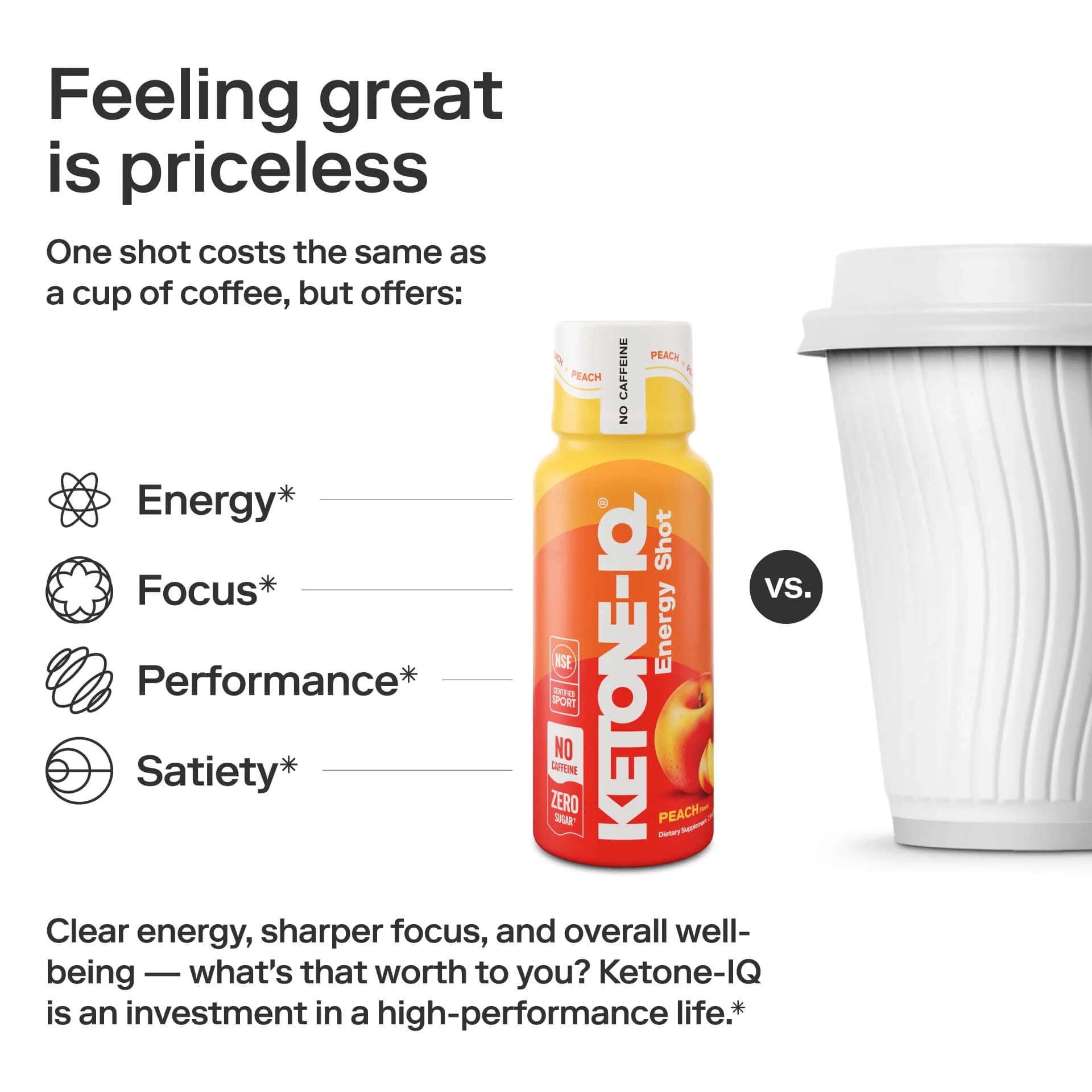 Ketone-IQ (6 Pack) Classic Multi-serving Peach Flavor