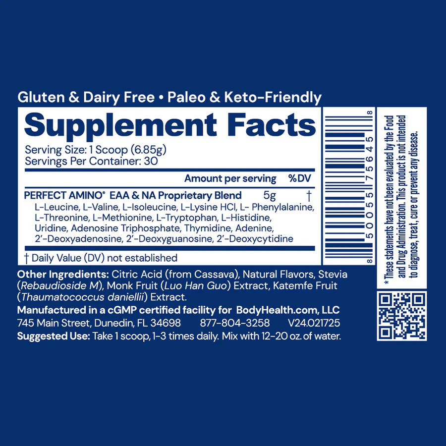 BodyHealth Perfect Amino Powder (120 servings)