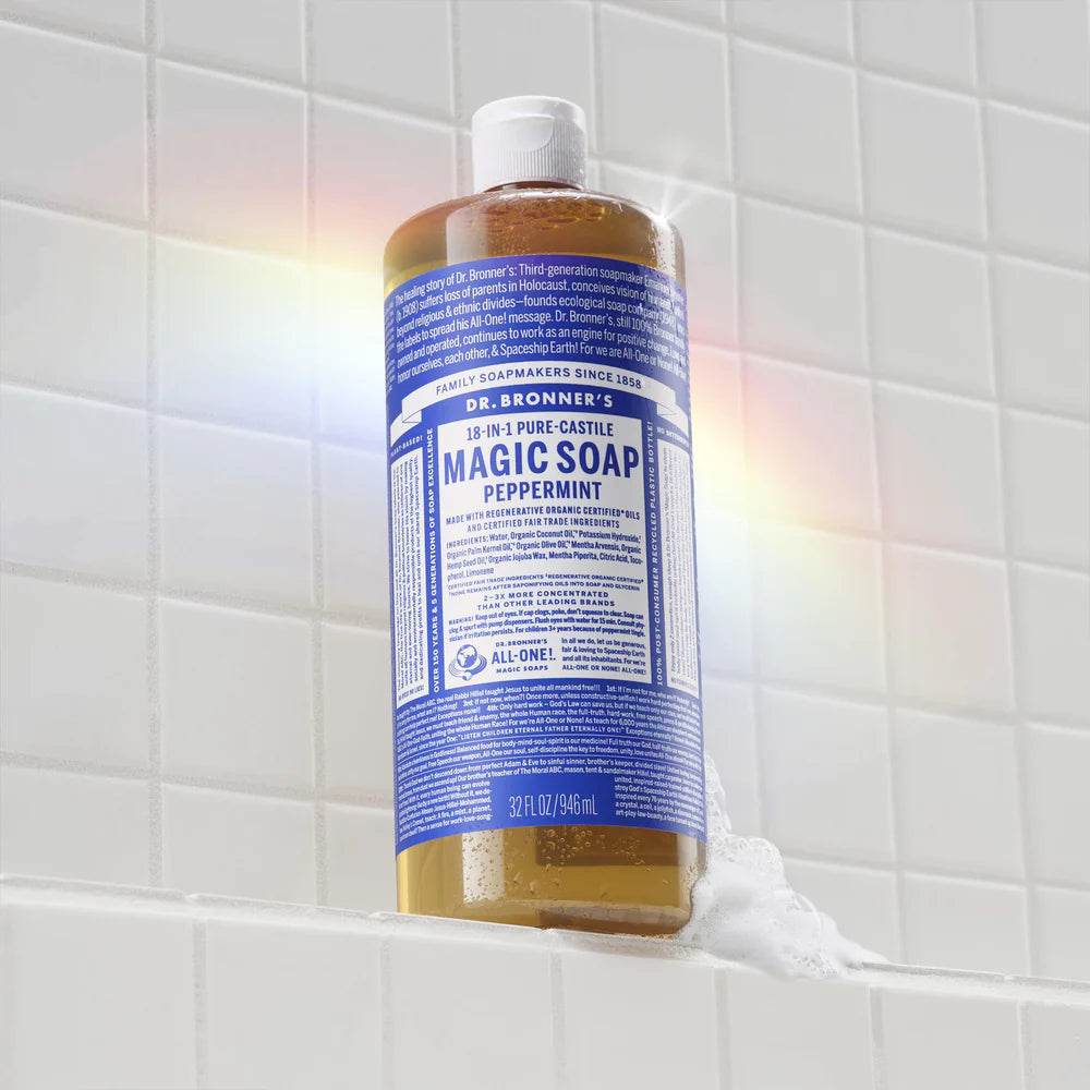 Dr. Bronner's Pure-Castile Magic Soap - Peppermint (945ml)